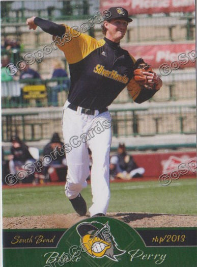 2013 South Bend Silverhawks Blake Perry