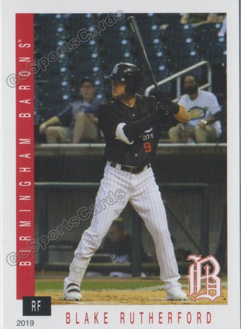 2019 Birmingham Barons Blake Rutherford