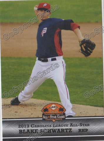 2013 Carolina League All Star Blake Schwartz