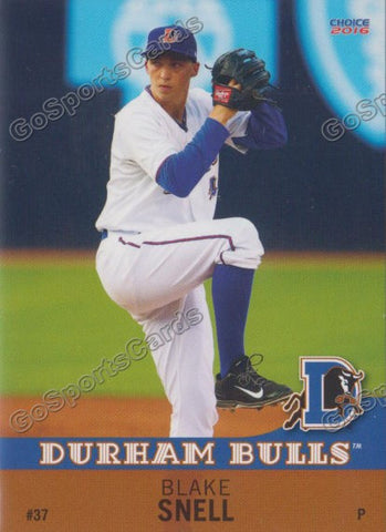 2016 Durham Bulls Blake Snell