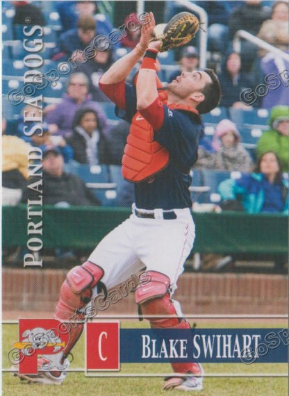 2014 Portland Sea Dogs Blake Swihart
