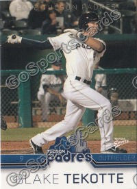 2012 Tucson Padres Blake Tekotte