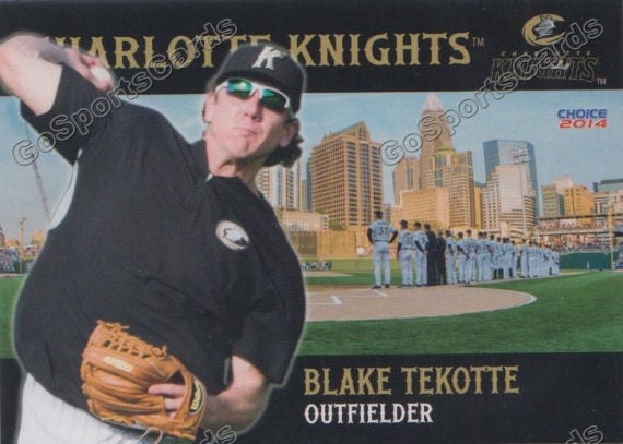 2014 Charlotte Knights Blake Tekotte