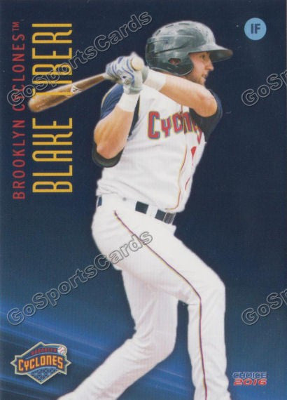 2016 Brooklyn Cyclones Blake Tiberi