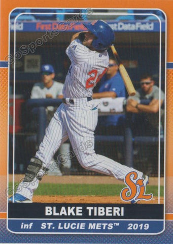 2019 St Lucie Mets Blake Tiberi