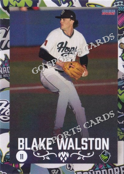 2022 Hillsboro Hops Blake Walston