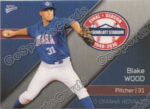 2010 Omaha Royals Blake Wood