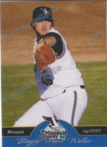 2013 Missoula Osprey Blayne Weller