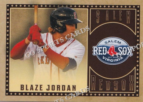 2022 Salem Red Sox Blaze Jordan