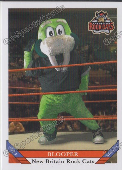2014 New Britain Rock Cats Blooper Mascot