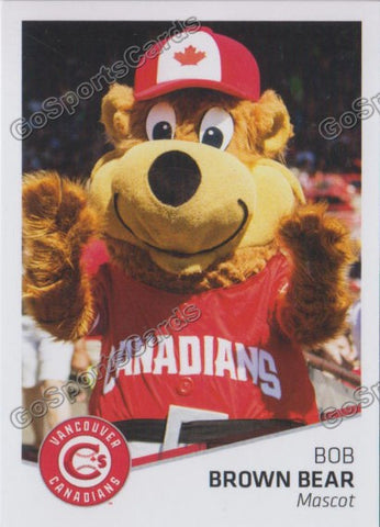 2015 Vancouver Canadians Bob Brown Bear Mascots Group