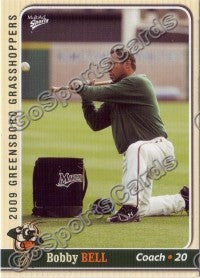 2009 Greensboro Grasshoppers Bobby Bell