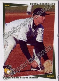 2010 South Bend Silver Hawks Bobby Borchering