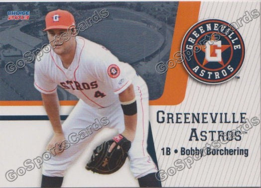 2013 Greeneville Astros Bobby Borchering