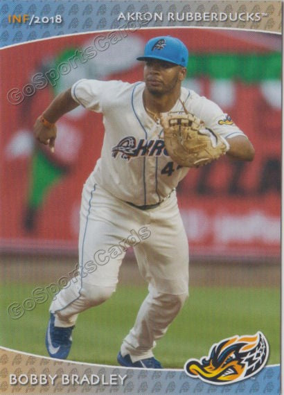2018 Akron Rubber Ducks Bobby Bradley