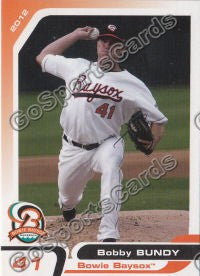 2012 Bowie Baysox Bobby Bundy