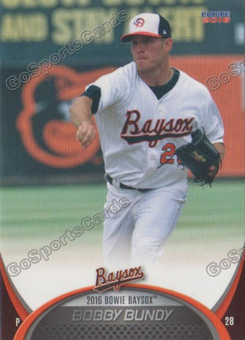 2016 Bowie Baysox Bobby Bundy