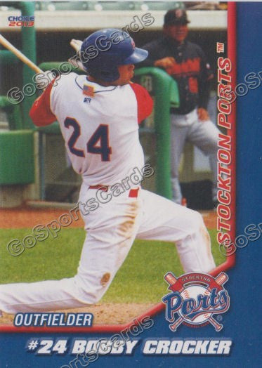 2013 Stockton Ports Bobby Crocker
