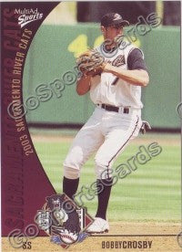 2003 Sacramento River Cats Multi-Ad Bobby Crosby