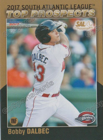 2017 South Atlantic League Top Prospects SAL Bobby Dalbec