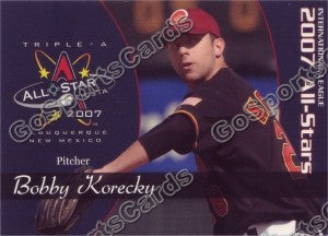 2007 International League All Star Choice Bobby Korecky