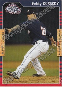 2011 New Hampshire Fisher Cats Bobby Korecky