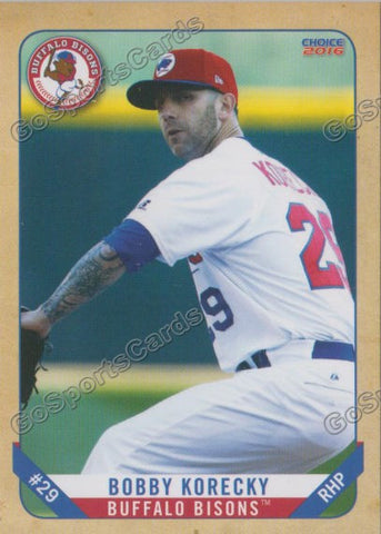 2016 Buffalo Bisons Bobby Korecky