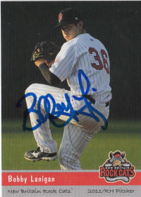 Bobby Lanigan 2011 New Britain Rock Cats (Autograph)