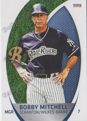 2018 Scranton Wilkes Barre RailRiders Bobby Mitchell