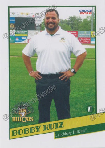 2016 Lynchburg Hillcats Bobby Ruiz