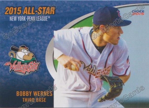 2015 New York Penn League All Star NYPL Bobby Wernes