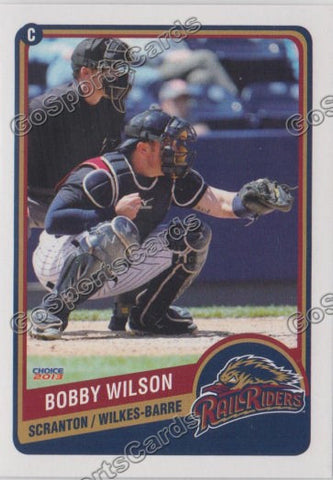 2013 Scranton Wilkes Barre RailRiders Bobby Wilson