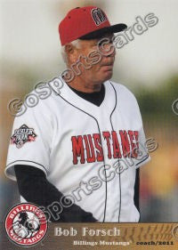 2011 Billings Mustangs Bob Forsch