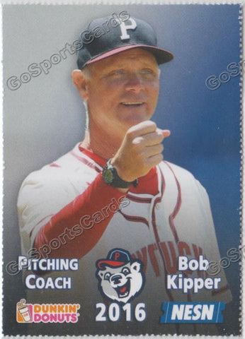 2016 Pawtucket Red Sox SGA Dunkin Donuts  Bob Kipper