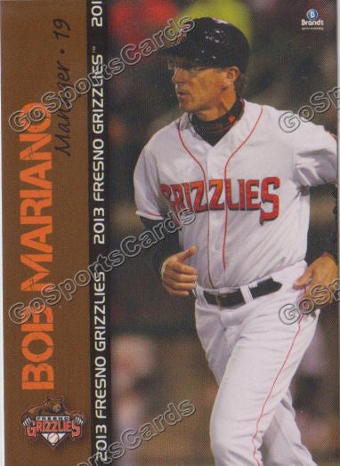 2013 Fresno Grizzlies Bob Mariano