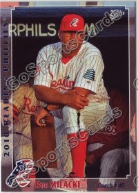 2010 Reading Phillies Bob Milacki
