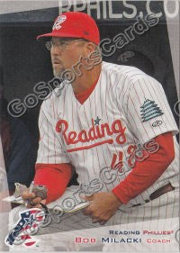 2012 Reading Phillies 2nd Bob Milacki