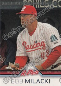 2012 Reading Phillies Bob Milacki