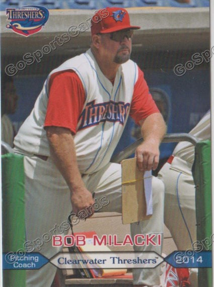 2014 Clearwater Threshers Bob Milacki