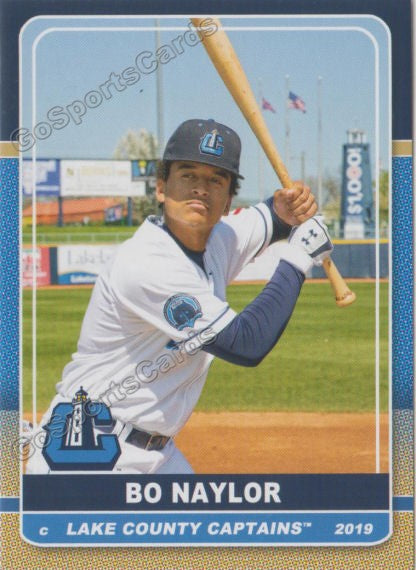 2019 Lake County Captains Noah Bo Naylor