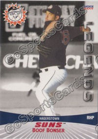 2011 Hagerstown Suns Legends Boof Bonser