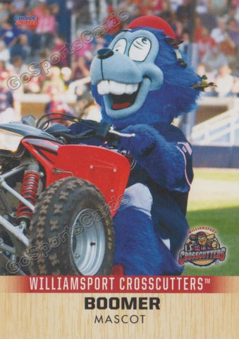 2018 Williamsport Crosscutters Boomer Mascot