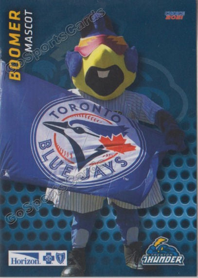 2021 Buffalo Bisons Trenton Thunder Boomer Mascot