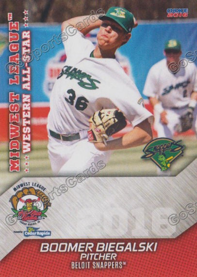 2016 Midwest League All Star R Boomer Biegalski