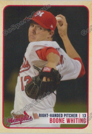 2014 Memphis Redbirds Boone Whiting