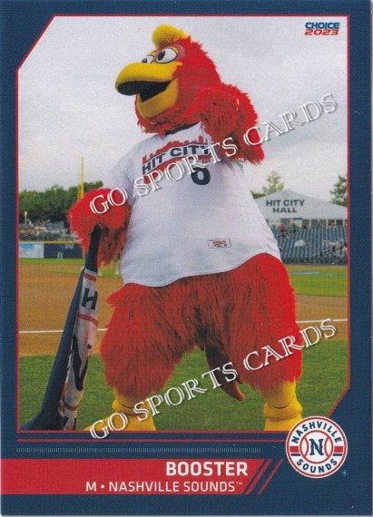 2023 Nashville Sounds Booster Mascot