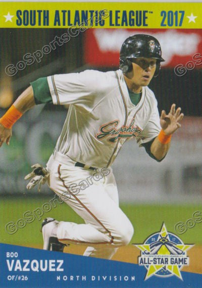 2017 South Atlantic League All Star ND Boo Vazquez