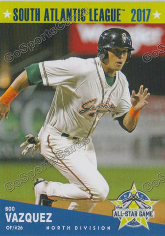 2017 South Atlantic League All Star ND Boo Vazquez