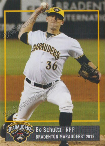 2018 Bradenton Marauders Bo Schultz