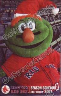 2007 Boston Red Sox Pocket Schedule 1st Edition